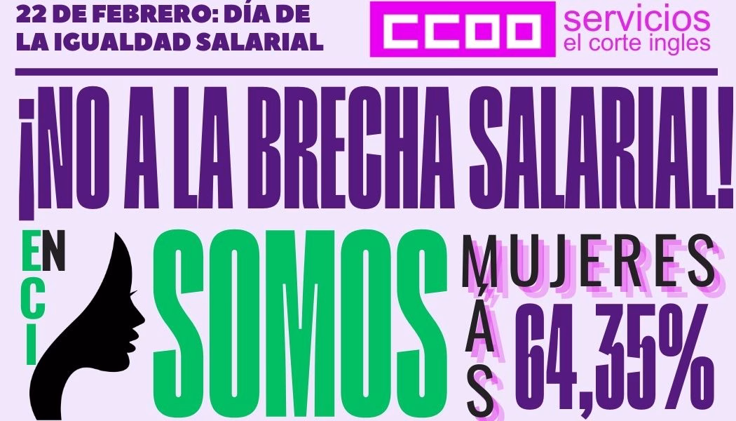 ¡ NO A LA BRECHA SALARIAL EN ECI !