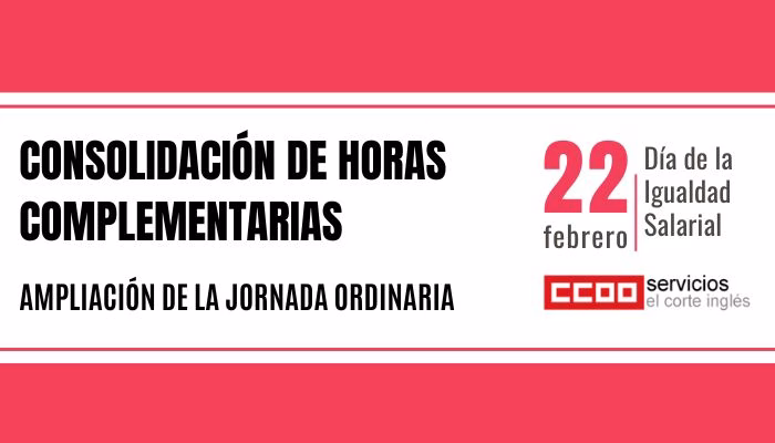 CONSOLIDACIÓN DE HORAS COMPLEMENTARIAS