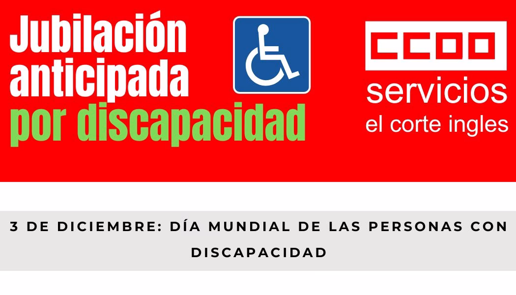 JUBILACIÓN ANTICIPADA POR DISCAPACIDAD