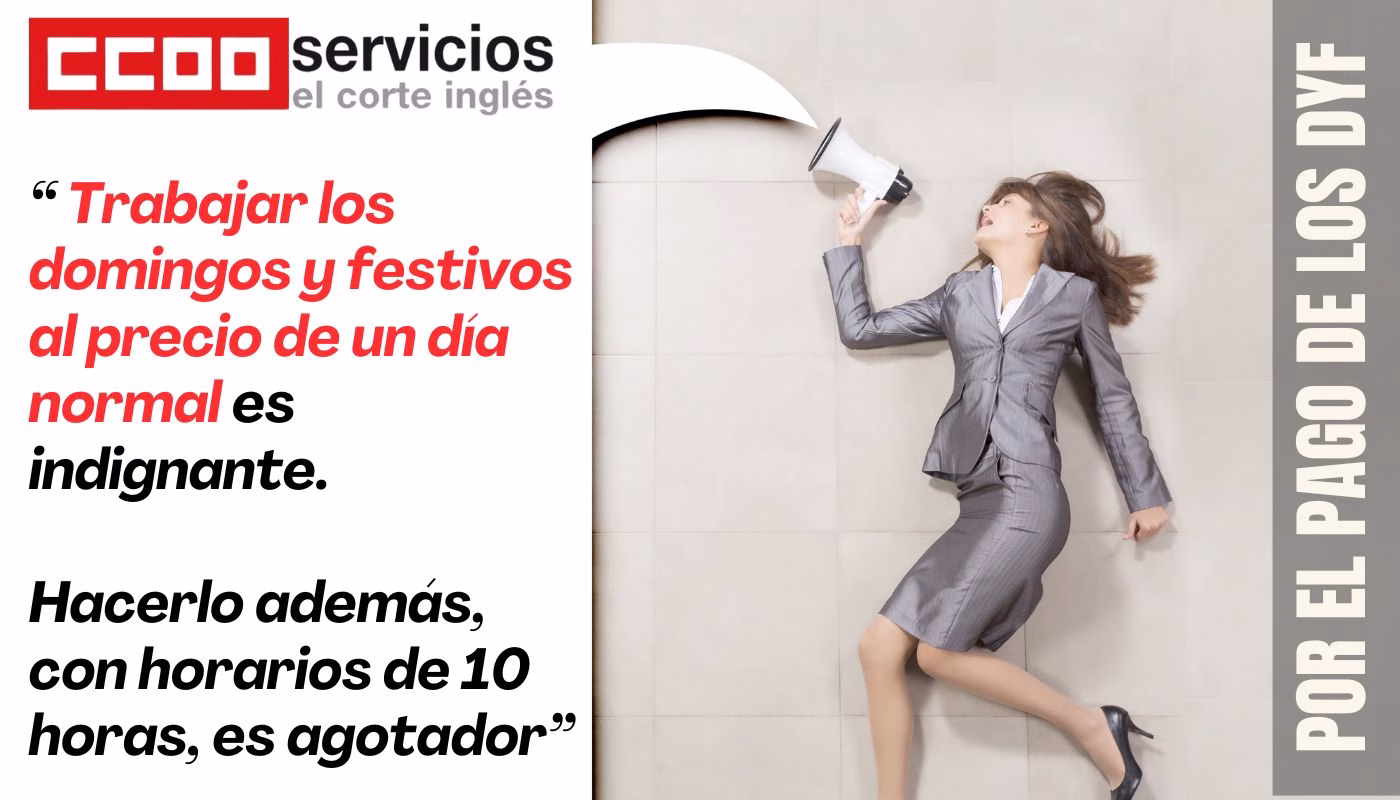 LOS DOMINGOS Y FESTIVOS VALEN MÁS