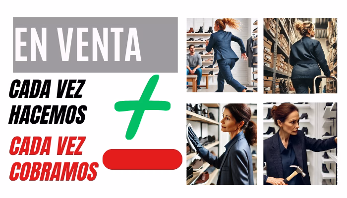 EN VENTA, CADA VEZ HACEMOS MÁS. CADA VEZ COBRAMOS MENOS