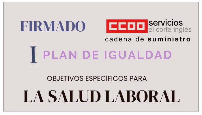 I PLAN DE IGUALDAD DE ECICS: LA SALUD LABORAL