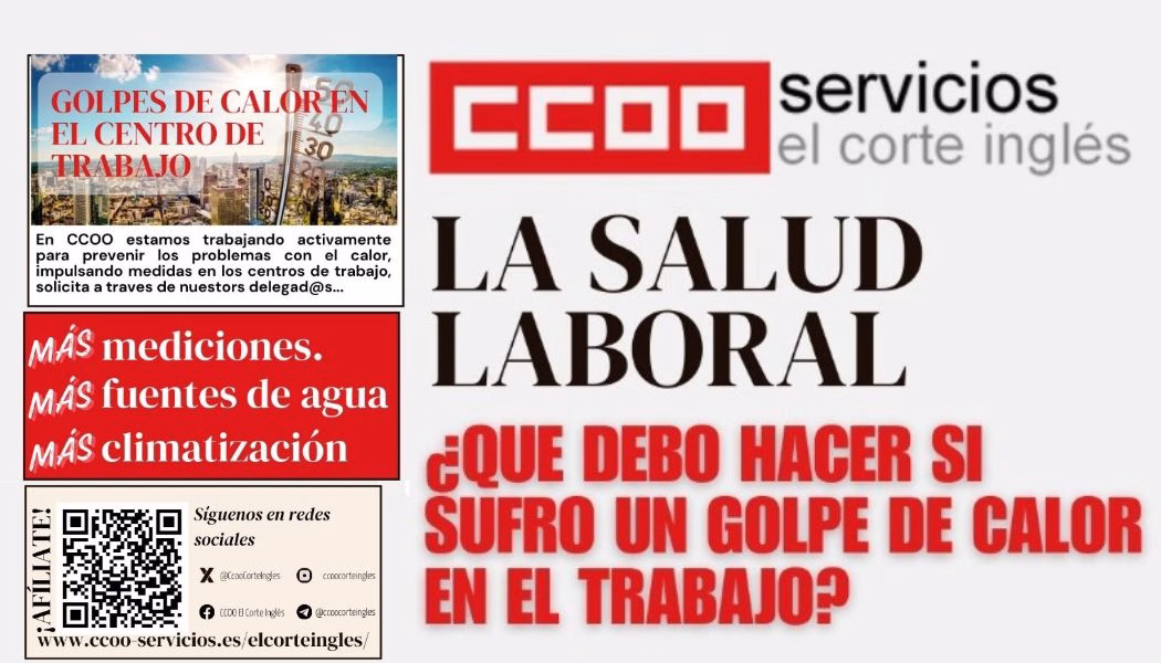 GOLPES DE CALOR EN EL CENTRO DE TRABAJO