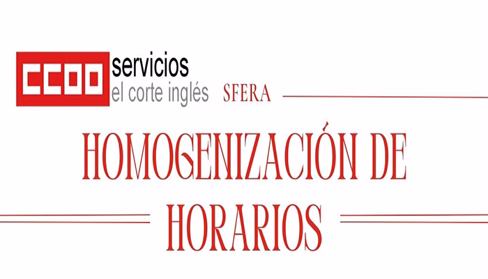 Homogenización de Horarios