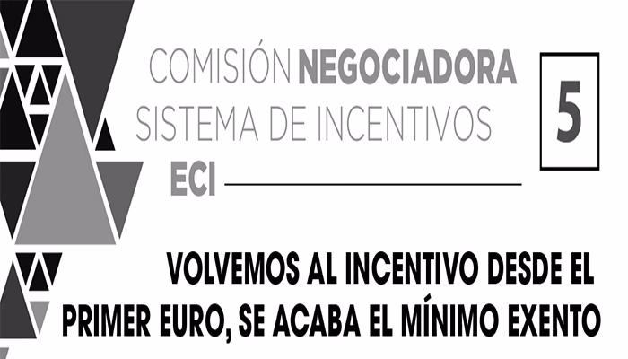 Comisión Negociadora Sistema de Incentivos 5ª Reunión