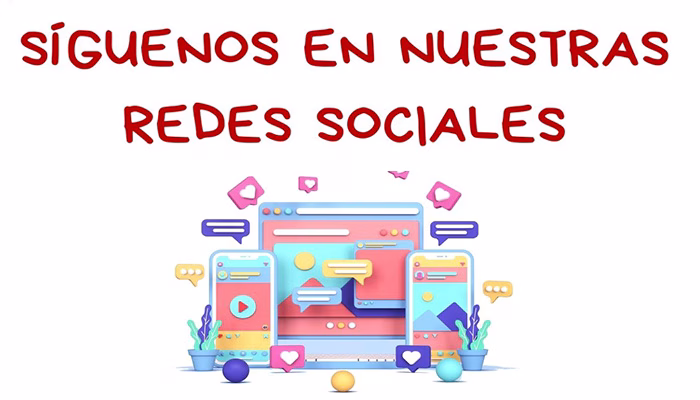 Síguenos en RRSS