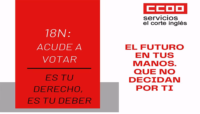 Acude a votar… Depende de ti