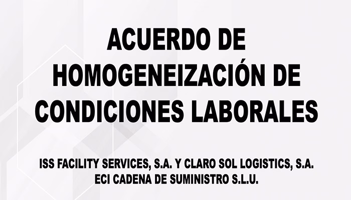 Acuerdo para la homogeneización de condiciones laborales.