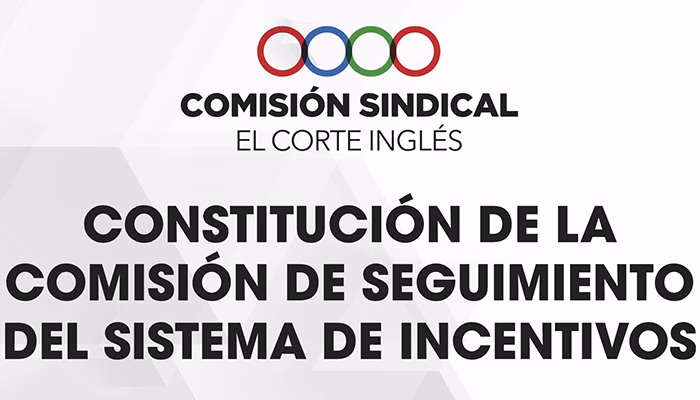 Constitución de la comisión de seguimiento del sistema de Incentivos